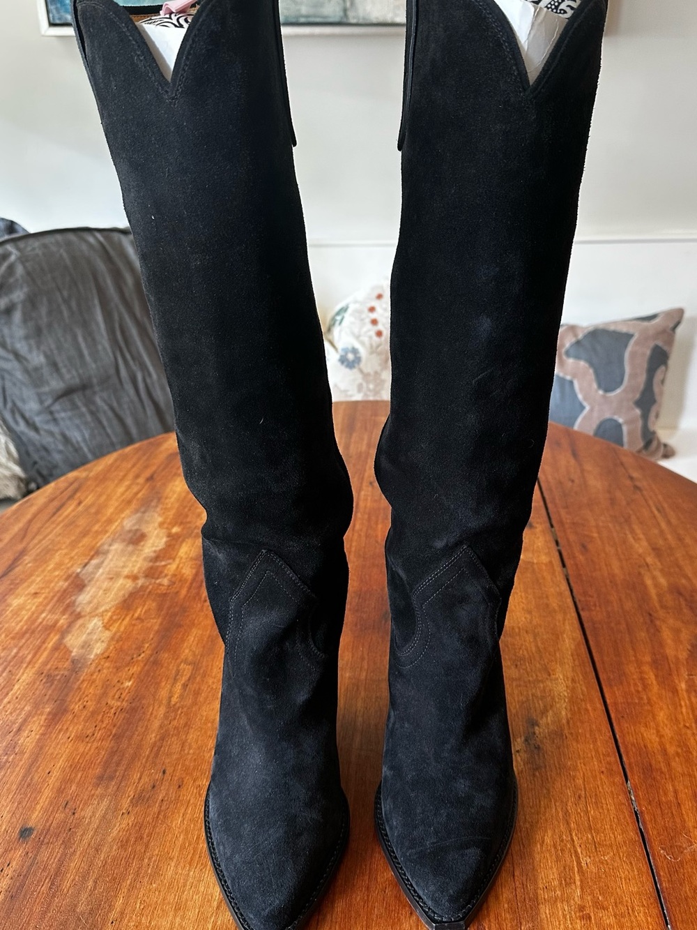 Isabel Marant Lomero Suede Knee-High Boots Size EU 40 - Picture 5 of 9